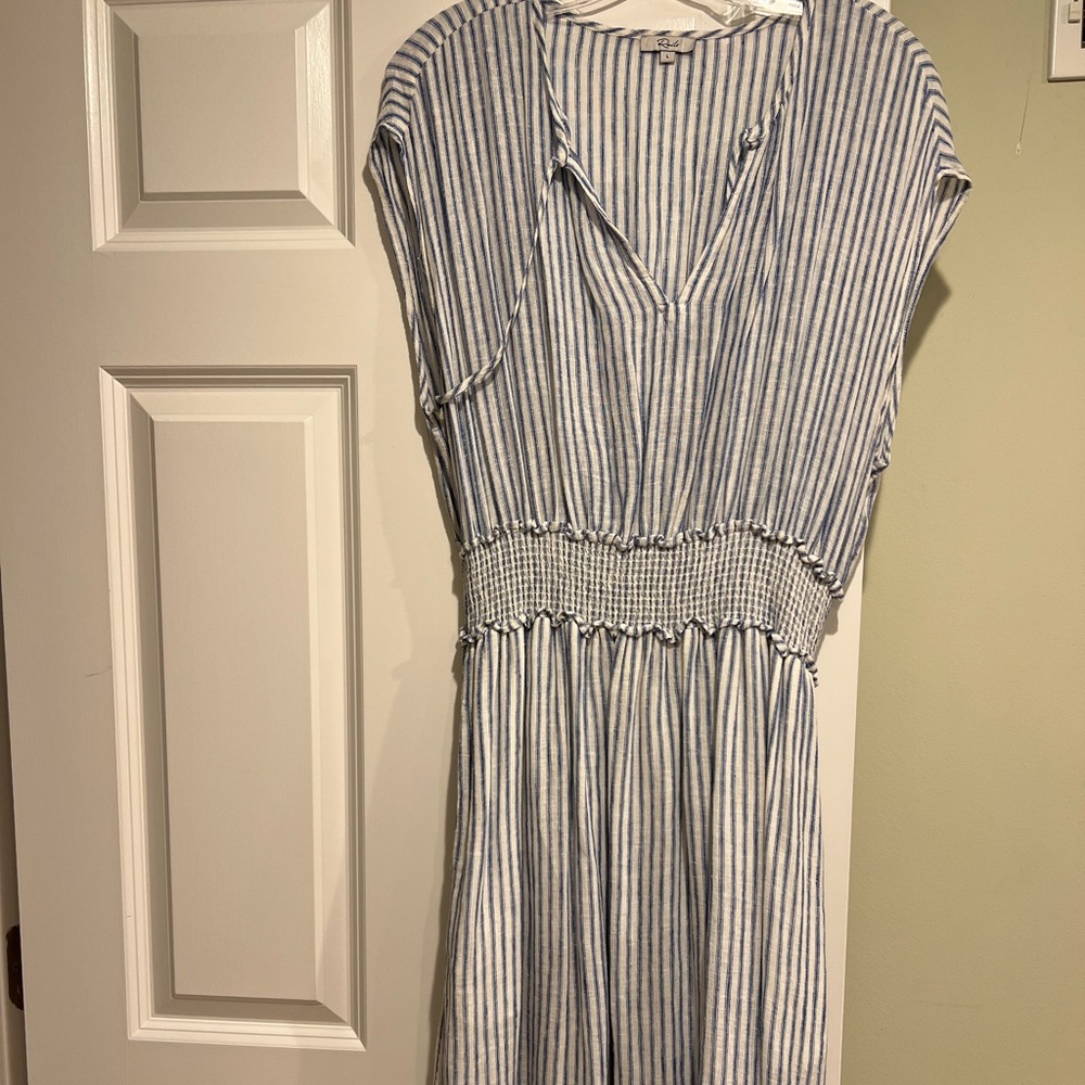 Rails Navy & White Stripe Dress